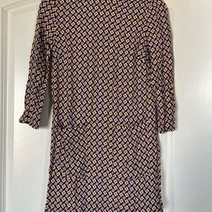 Reformation Retro Geometric Mini Dress